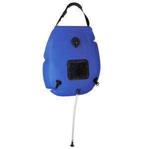 vidaXL Dusjpose til camping bl&aring; 20 L PVC