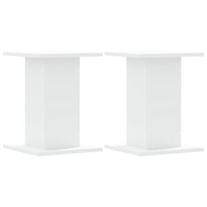 vidaXL Plantestativ 2 stk hvit 30x30x40 cm konstruert tre