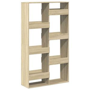 vidaXL Bokhylle sonoma eik 100x33x175 cm konstruert tre