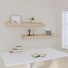 vidaXL Vegghyller 2 stk 80x12x9 cm heltre furu