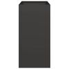 vidaXL Plantekasse svart 40x80x80 cm st&aring;l