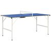 vidaXL 1,5 meter bordtennisbord med nett 152 x 76 x 66 cm bl&aring;