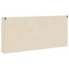 vidaXL Veggdokumentdisplay Beige 80 x 8,5 x 36 cm Konstruert tre