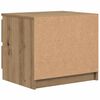 vidaXL Nattbord 2 stk artisan eik 50x40x43.5 cm konstruert tre