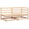 vidaXL Hagesofa 2-seters heltre furu