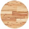 vidaXL Bordplate rund &Oslash;60x2 cm heltre akasie
