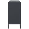 vidaXL Skjenk antrasitt 100,5x39x79 cm st&aring;l