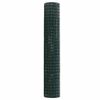 vidaXL Euro gjerde grønn 1.6 x 10 m PVC-belagt jern