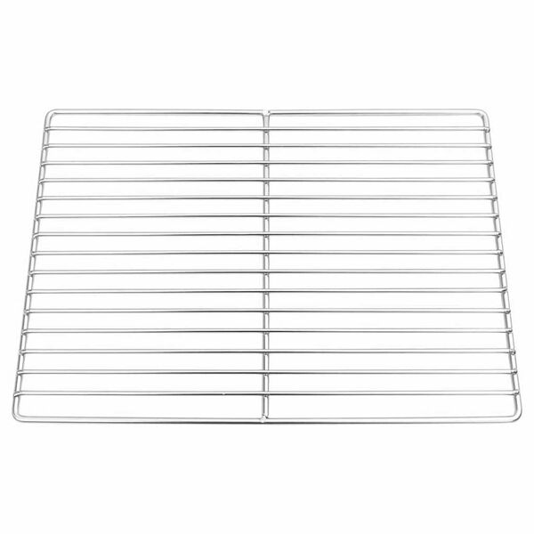 vidaXL Grillrist sølv 40 x 30 cm Rustfritt Stål