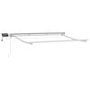 vidaXL Manuell markiseramme med LEDs Beige 3,5 x 2,5 m