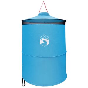 vidaXL Pop-up toalett telt med hengende tau 97 x 126 cm Bl&aring;
