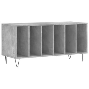 vidaXL Hifi-benk betonggr&aring; 100x38x48 cm konstruert tre