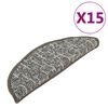 vidaXL Trappetrinnstepper 15 stk antrasitt 65x21x4 cm