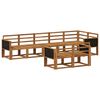 vidaXL Utend&oslash;rs sofa-sett 8 pcs Naturlig Solid akasietre