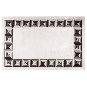 vidaXL Vaskbart teppe 80x150 cm lys beige