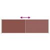 vidaXL Uttrekkbar sidemarkise 180x600 cm brun