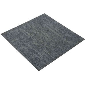 vidaXL Teppeflis Himmelsgr&aring; 50 x 50 cm 36 stk. PP og Bitumen