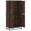 vidaXL Highboard brun eik 68x35x139 cm konstruert tre