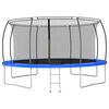 vidaXL Trampolinesett rund 460x80 cm 150 kg