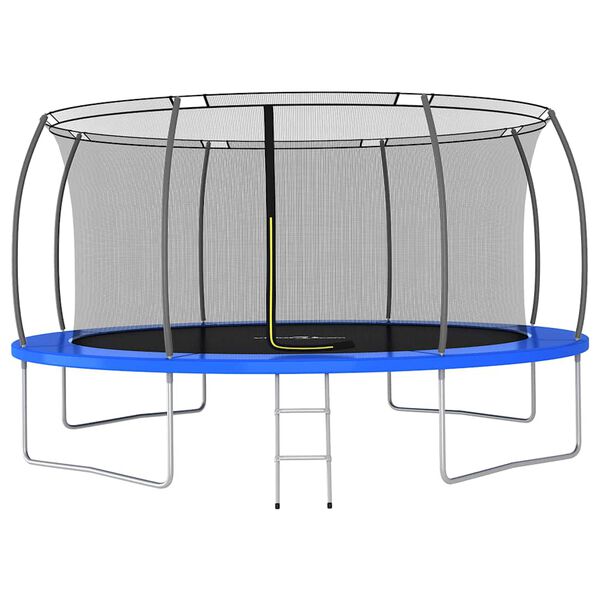 vidaXL Trampolinesett rund 460x80 cm 150 kg