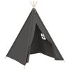 vidaXL Tipi-telt for barn med pose ferskenhud gr&aring; 120x120x150 cm