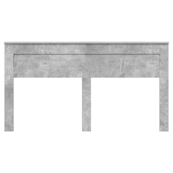 vidaXL Hodegavl Betonggr&aring; 200 cm Konstruert tre