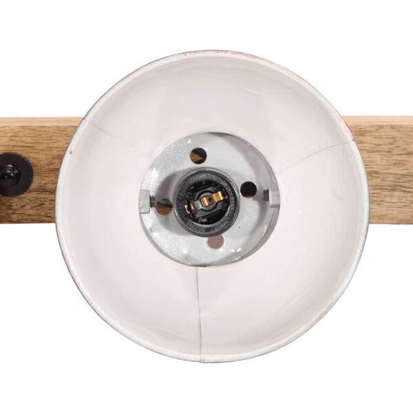 vidaXL Vegglampe 25 W m&oslash;rker&oslash;d 90x25 cm E27