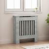 vidaXL Radiator Deksel Betonggr&aring; 78 x 19 x 81,5 cm Konstruert tre