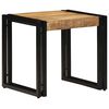 vidaXL Kaffebord Brun 40 x 40 x 38 cm Massiv mango tre