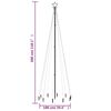 vidaXL Juletre med bakkeplugg 310 LED kaldhvit 300 cm