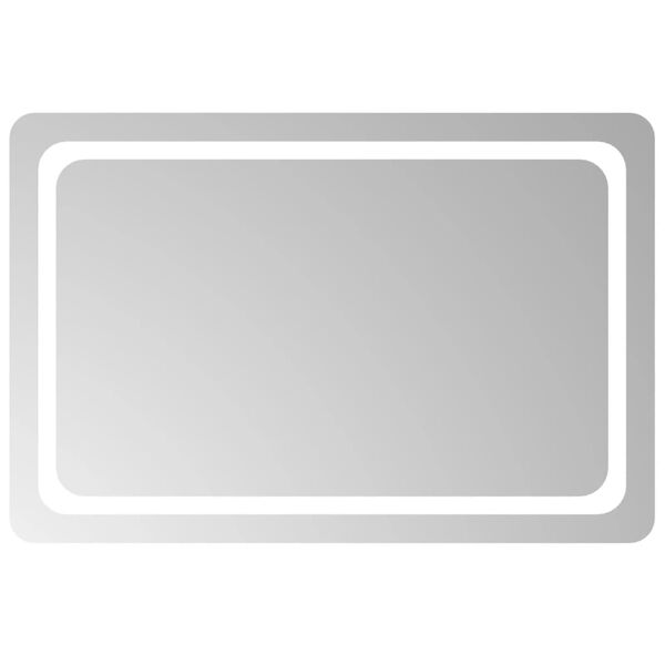 vidaXL Baderomsspeil med LED 90x60 cm