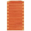 vidaXL Plantekasse voksbrun 110x40x72 cm heltre furu