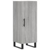 vidaXL Highboard gr&aring; sonoma 34,5x34x180 cm konstruert tre