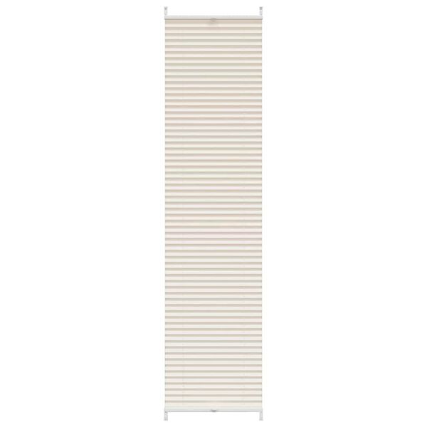 Plissegardiner 40x200cm Kremfarge