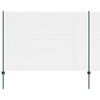 vidaXL Sveiset tr&aring;dgjerde med stolper 25 x 1,6 m PVC-belagt st&aring;l Gr&oslash;nn