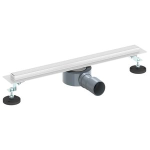 vidaXL 360&deg; dusjdrenering med slankt design s&oslash;lv 50 cm