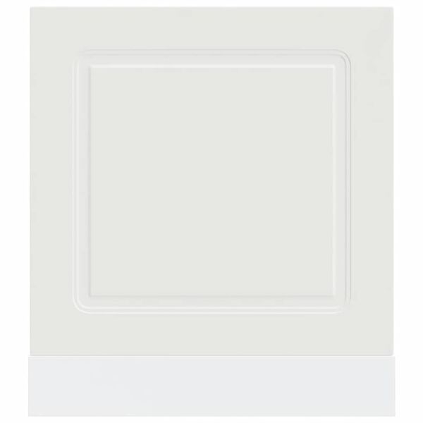 vidaXL Oppvaskmaskin panel Kalmar hvit 60x1,5x67 cm konstruert tre