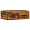 vidaXL Veggmontert TV-benk 60x30x19 cm gjenvunnet heltre