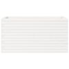 vidaXL Plantekasse hvit 90x40x45,5 cm heltre furu
