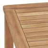 vidaXL 7-delers hagespisesett 140x80 cm heltre teak