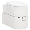 vidaXL Integrert campingtoalett hvit 24+17 L HDPE og emalje