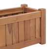 vidaXL Høybed 50x25x25 cm heltre teak