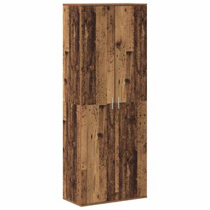 vidaXL H&oslash;yskap Gammelt tre 70 x 33.5 x 180 cm Konstruert tre