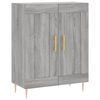 vidaXL Highboard gr&aring; sonoma 69,5x34x180 cm konstruert tre