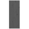 vidaXL Veggskap 2 stk grå 30x30x80 cm heltre furu