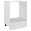 vidaXL Ovnskap "Riga" hvit 60x46x81,5 cm konstruert tre