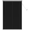 vidaXL Venetiansk persienne Svart 150 x 90 cm 25 mm PVC