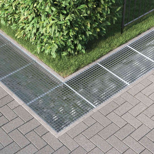 vidaXL Rist s&oslash;lv 60 x 60 x 2 cm Hot-Dip Galvanisert St&aring;l