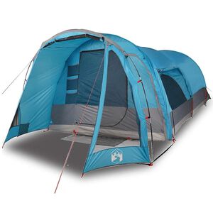 vidaXL Tunneltelt for camping 8 personer bl&aring; vanntett