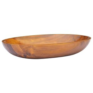 vidaXL Vask heltre teak 60x40x10 cm